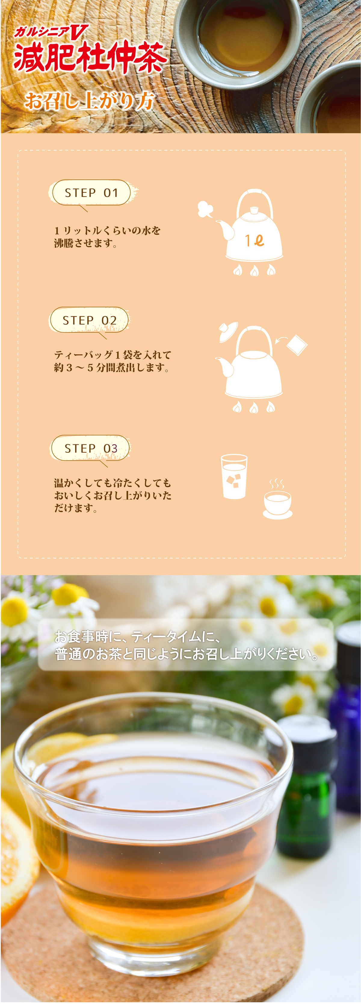 ガルシニアＶ減肥杜仲茶