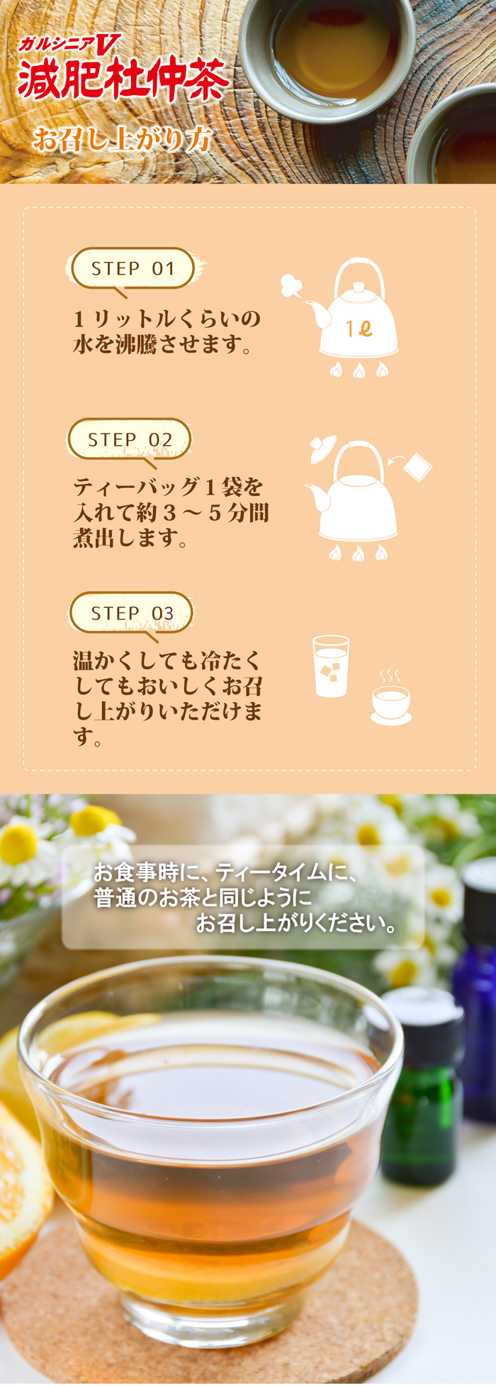 ガルシニアＶ減肥杜仲茶